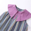 Váy Bé Gái Kẻ Sọc Cổ Sen Bản To Dáng Suông Cotton Mềm Mịn Thoáng Mát – 213.840₫ 4