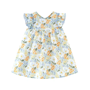 Váy bé gái Minibala cotton nguyên chất, nhẹ thấm mát, chấm bi thời trang mùa hè - Giá 533.520 VND