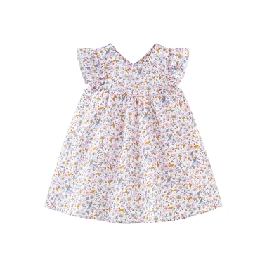 Váy bé gái Minibala cotton nguyên chất, nhẹ thấm mát, chấm bi thời trang mùa hè - Giá 533.520 VND