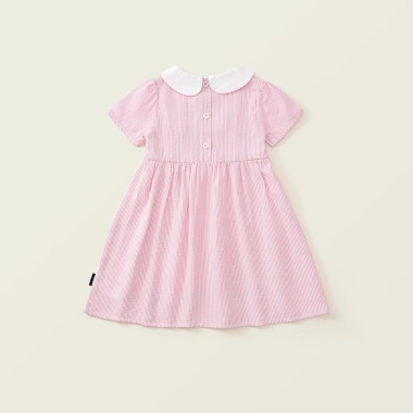 Váy bé gái mùa hè màu hồng cổ tròn họa tiết thỏ dễ thương - Giá chỉ 199.000₫ 3 Váy bé gái mùa hè màu hồng cổ tròn họa tiết thỏ dễ thương - Giá chỉ 199.000₫ 3