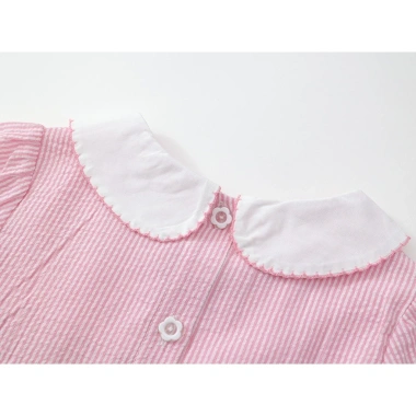 Váy bé gái mùa hè màu hồng cổ tròn họa tiết thỏ dễ thương - Giá chỉ 199.000₫ 8 Váy bé gái mùa hè màu hồng cổ tròn họa tiết thỏ dễ thương - Giá chỉ 199.000₫ 8