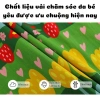 Váy bé gái sát nách cổ sen phối màu hoa, dáng suông vải mềm mại thoáng mát nhà bông 168k 8