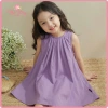 Váy bé gái sát nách dáng xòe trơn cotton mềm mại thoáng mát – Giá chỉ 159.120₫ 2
