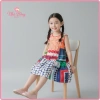 Váy bé gái sát nách suông chấm bi phối màu - Cotton mềm mại, giá chỉ 188k 2