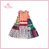 Váy bé gái sát nách suông chấm bi phối màu - Cotton mềm mại, giá chỉ 188k 3