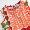Váy bé gái sát nách suông chấm bi phối màu - Cotton mềm mại, giá chỉ 188k 5
