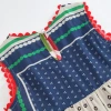 Váy bé gái sát nách suông chấm bi phối màu - Cotton mềm mại, giá chỉ 188k 7