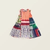 Váy bé gái sát nách suông chấm bi phối màu - Cotton mềm mại, giá chỉ 188k 9