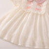 Váy Bé Gái Tay Phồng Cổ Sen và Nơ Cotton Mềm Mại, Thoáng Mát - Giá chỉ 225.000đ 6