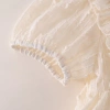 Váy Bé Gái Tay Phồng Cổ Sen và Nơ Cotton Mềm Mại, Thoáng Mát - Giá chỉ 225.000đ 7