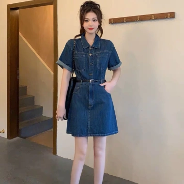 Váy bò đầm Jean tay ngắn nữ túi ngực đai thắt eo thanh lịch 7 Beautiful V162 242.118 VND 8 Váy bò đầm Jean tay ngắn nữ túi ngực đai thắt eo thanh lịch 7 Beautiful V162 242.118 VND 8