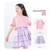 Váy ca rô bé gái - Váy ngắn sinh viên mềm mại, thoáng khí, thoải mái kèm legging 2
