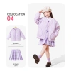Váy ca rô bé gái - Váy ngắn sinh viên mềm mại, thoáng khí, thoải mái kèm legging 5