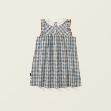 Váy Cánh Tiên Bé Gái Họa Tiết Caro + Cổ Ren, Cotton Mềm, Giá Ưu Đãi 160k (Giảm 36k) 3 Váy Cánh Tiên Bé Gái Họa Tiết Caro + Cổ Ren, Cotton Mềm, Giá Ưu Đãi 160k (Giảm 36k) 3