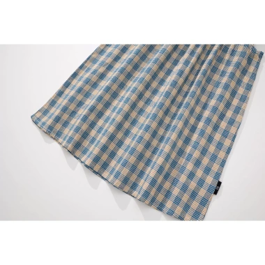 Váy Cánh Tiên Bé Gái Họa Tiết Caro + Cổ Ren, Cotton Mềm, Giá Ưu Đãi 160k (Giảm 36k)