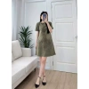 Váy Chữ A Wash Cotton Độc Đáo - May Sọc Xương Cá, Không Kén Dáng, Giảm Giá 279k 6