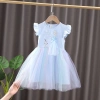 Váy Công Chúa Bé Gái Cotton Thoáng Mát Họa Tiết Elsa Dễ Thương - Giá 123.500₫ 3