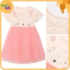 Váy công chúa bé gái cotton thoáng mát, thêu mèo dễ thương - Giá 214.500₫ giảm từ 257.400₫