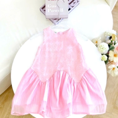 Váy Công Chúa Bé Gái Hoa Hồng Voan Xòe - Dự Tiệc Sinh Nhật Lễ Hội, Giá ưu đãi 165k 2 Váy Công Chúa Bé Gái Hoa Hồng Voan Xòe - Dự Tiệc Sinh Nhật Lễ Hội, Giá ưu đãi 165k 2