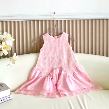 Váy Công Chúa Bé Gái Hoa Hồng Voan Xòe - Dự Tiệc Sinh Nhật Lễ Hội, Giá ưu đãi 165k 3 Váy Công Chúa Bé Gái Hoa Hồng Voan Xòe - Dự Tiệc Sinh Nhật Lễ Hội, Giá ưu đãi 165k 3