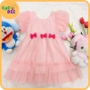Váy công chúa bé gái hồng pastel tay phồng nơ xinh - Giá giảm chỉ 165k 3