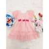Váy công chúa bé gái hồng pastel tay phồng nơ xinh - Giá giảm chỉ 165k 4