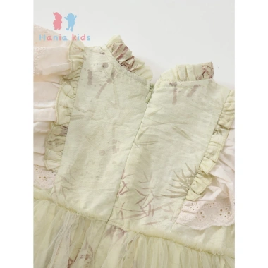 Váy công chúa bé gái ren trắng bồng bềnh, đầm dự tiệc cánh tiên 236.000₫ 4