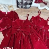 Váy công chúa bé gái set nhung đính đá + áo choàng Noel, nơ lưng, váy xoè 9-29kg - Pam Kids 195k 5