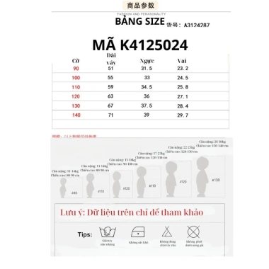 Váy công chúa chấm bi tay cánh tiên, chất liệu mềm mại - giảm còn 199.000₫