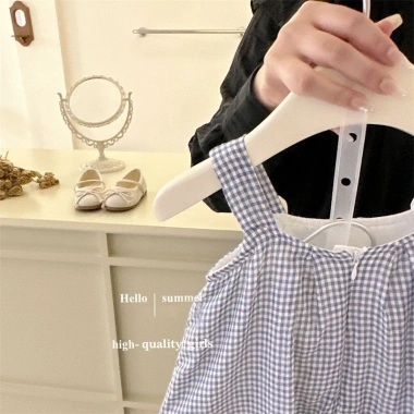 Váy công chúa kẻ sọc không tay cho bé gái - Thoải mái hàng ngày, lộng lẫy dịp đặc biệt, chỉ 165.927 VND
