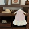 Váy công chúa không tay 0-3Y màu hồng Fluffy Bloom – Thời trang hè thoáng khí – Giá ưu đãi 179.943₫ 2