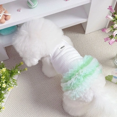 Váy công chúa mèo dây quai ren xòe, thoáng khí chống rụng lông mùa hè - Giá 251.149₫ 8