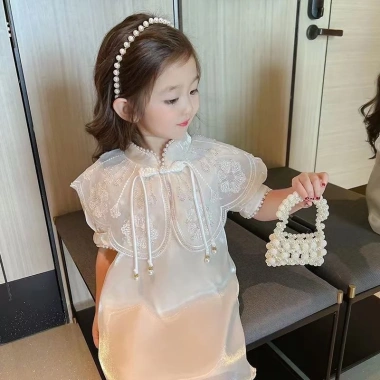 Váy công chúa sườn xám Pippikids cho bé gái mùa hè 2.025 - Giá ưu đãi 185.975, giảm giá 5
