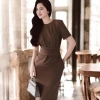 Váy công sở cao cấp nhún eo tôn dáng, thiết kế body sang trọng và quyển rũ - Giá 529.000đ 2