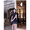 Váy công sở cổ bẻ viền nơ ngực tiểu thư thanh lịch maybecloset - Giá ưu đãi 268.999₫ 3