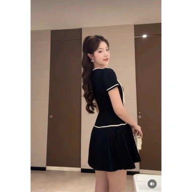 Váy công sở dự tiệc cổ tết nơ lệch chân dập ly chất chéo ép mùng tiểu thư sang chảnh - maybecloset 291.999đ 9 Váy công sở dự tiệc cổ tết nơ lệch chân dập ly chất chéo ép mùng tiểu thư sang chảnh - maybecloset 291.999đ 9