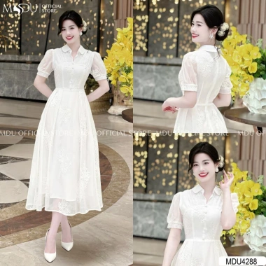 Váy công sở MDU4.288 tơ hoa thêu nổi, hàng cúc ngọc đính đá – Giá ưu đãi 749.000₫ 7 Váy công sở MDU4.288 tơ hoa thêu nổi, hàng cúc ngọc đính đá – Giá ưu đãi 749.000₫ 7