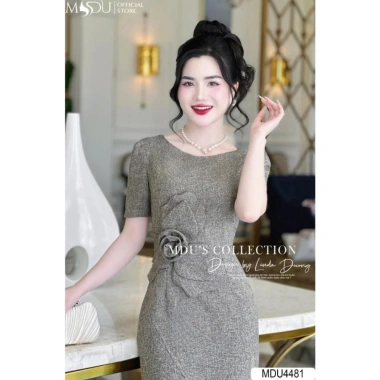 Váy công sở MDU4.481 thanh lịch dáng ôm nhẹ body - Giá chỉ 479.568 VND, giảm 20% 3 Váy công sở MDU4.481 thanh lịch dáng ôm nhẹ body - Giá chỉ 479.568 VND, giảm 20% 3