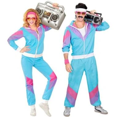 Váy cosplay Carnival Disco Party thập niên 80 và tracksuit thời trang Giảm 20%