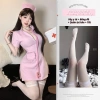 Váy Cosplay Y Tá Gợi Cảm Cổ V Sâu Nóng Bỏng - Đồ Ngủ Quyến Rũ LALA HONEY 10