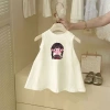 Váy Cotton bé gái 2.025 hoạt hình công chúa mùa hè mỏng thoáng mát, giá ưu đãi 128k 6