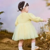 Váy cotton bé gái minibala tay phồng ngọt ngào - Thân thiện da, chỉ 820.800đ 6