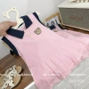 Váy cotton sát nách hồng cổ dệt thêu hoạ tiết xinh xếp ly đuôi cá 8-20kg Giá 129.000 VND 4