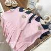 Váy cotton sát nách hồng cổ dệt thêu hoạ tiết xinh xếp ly đuôi cá 8-20kg Giá 129.000 VND 5