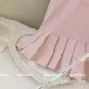 Váy cotton sát nách hồng cổ dệt thêu hoạ tiết xinh xếp ly đuôi cá 8-20kg Giá 129.000 VND 6