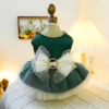 Váy cưới thú cưng cho mèo Pomeranian & Shih Tzu - Đầm công chúa thoáng khí, polyester, mặc quanh năm, giảm giá 15% 3