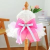 Váy cưới thú cưng cho mèo Pomeranian & Shih Tzu - Đầm công chúa thoáng khí, polyester, mặc quanh năm, giảm giá 15% 5