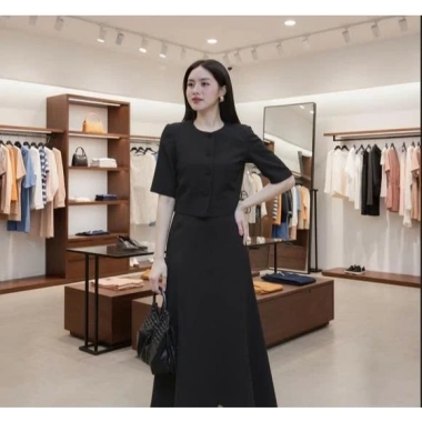 Váy dài b56 thiết kế tay lỡ - Sang trọng, thoải mái, chỉ 530.000đ 3