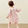 Váy dài tay bé gái minibala cổ cánh hoa cotton ngọt ngào phong cách mùa thu - Giá ưu đãi 711.720₫ 3