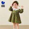 Váy dài tay bé gái minibala cổ cánh hoa cotton ngọt ngào phong cách mùa thu - Giá ưu đãi 711.720₫ 4